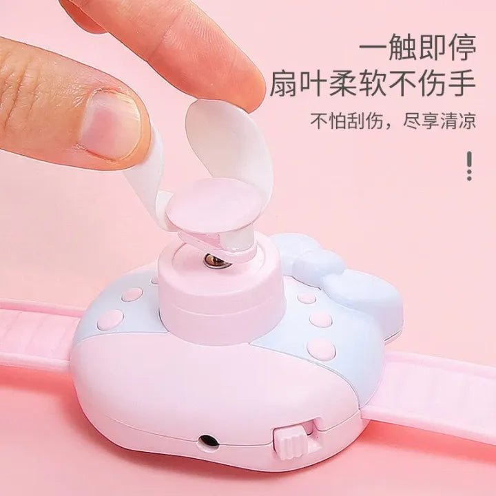 Mini Wrist Outdoor Rechargeable Cute Watch Fan - Toynix
