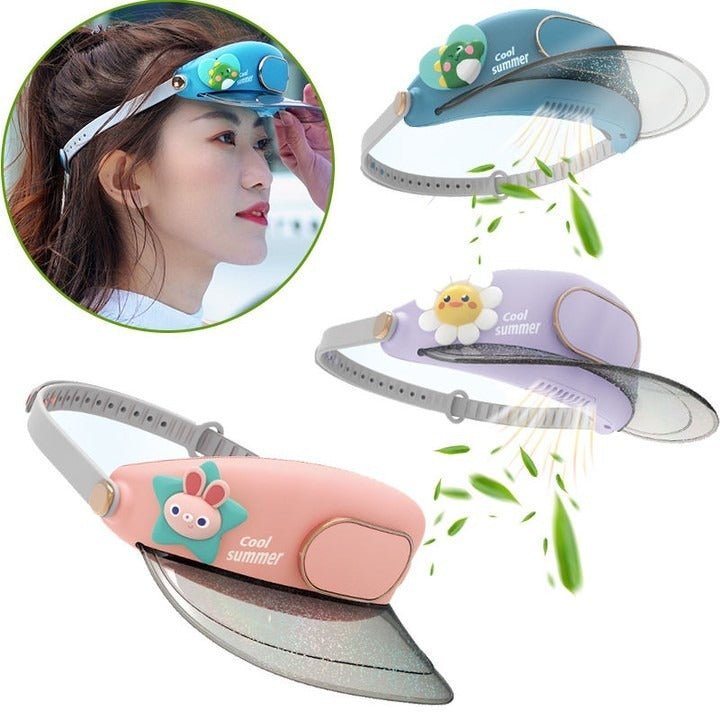 Sun Protector - Cute Hat with Cooling Fan - Toynix