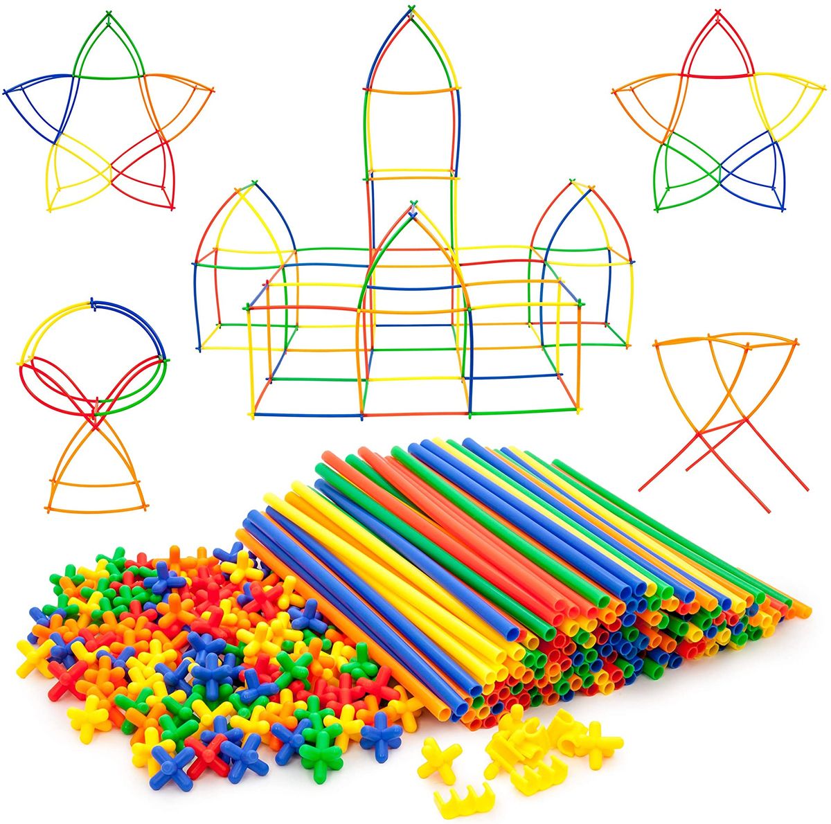 Super Bamboo Sticks, Building Block Sticks For Kids - Toynix