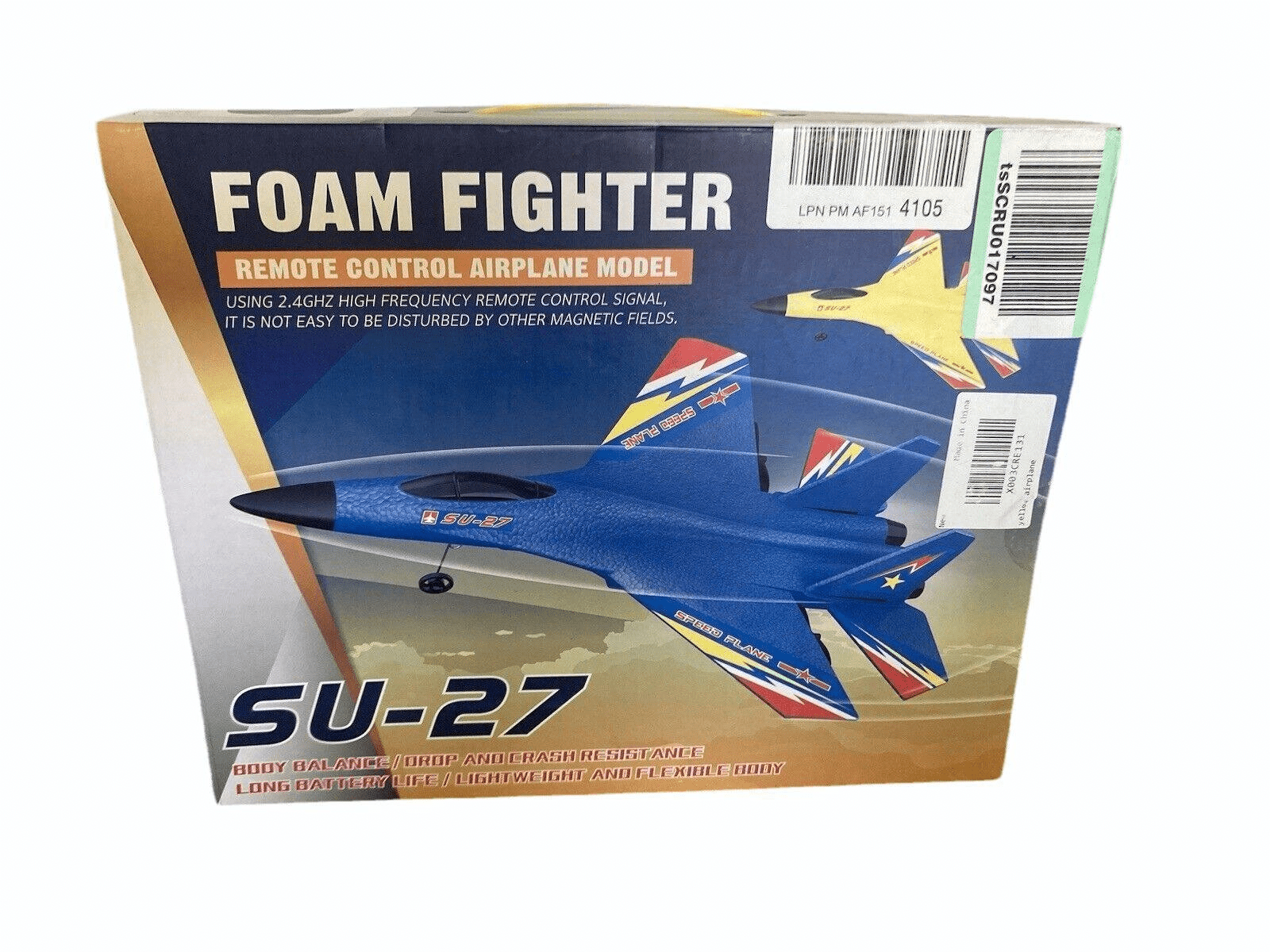 Remote Control Flying Foam Airplane RC Plane for Kids - Toynix