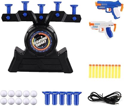 Floating Ball Target Shooting Soft Bullet Gun Toy For 2 Players - Toynix