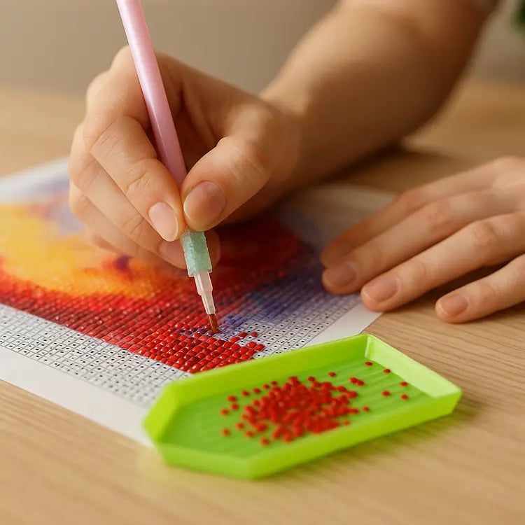 5D Diamond Painting Kit For Home Decoration (Random Designs) - Toynix