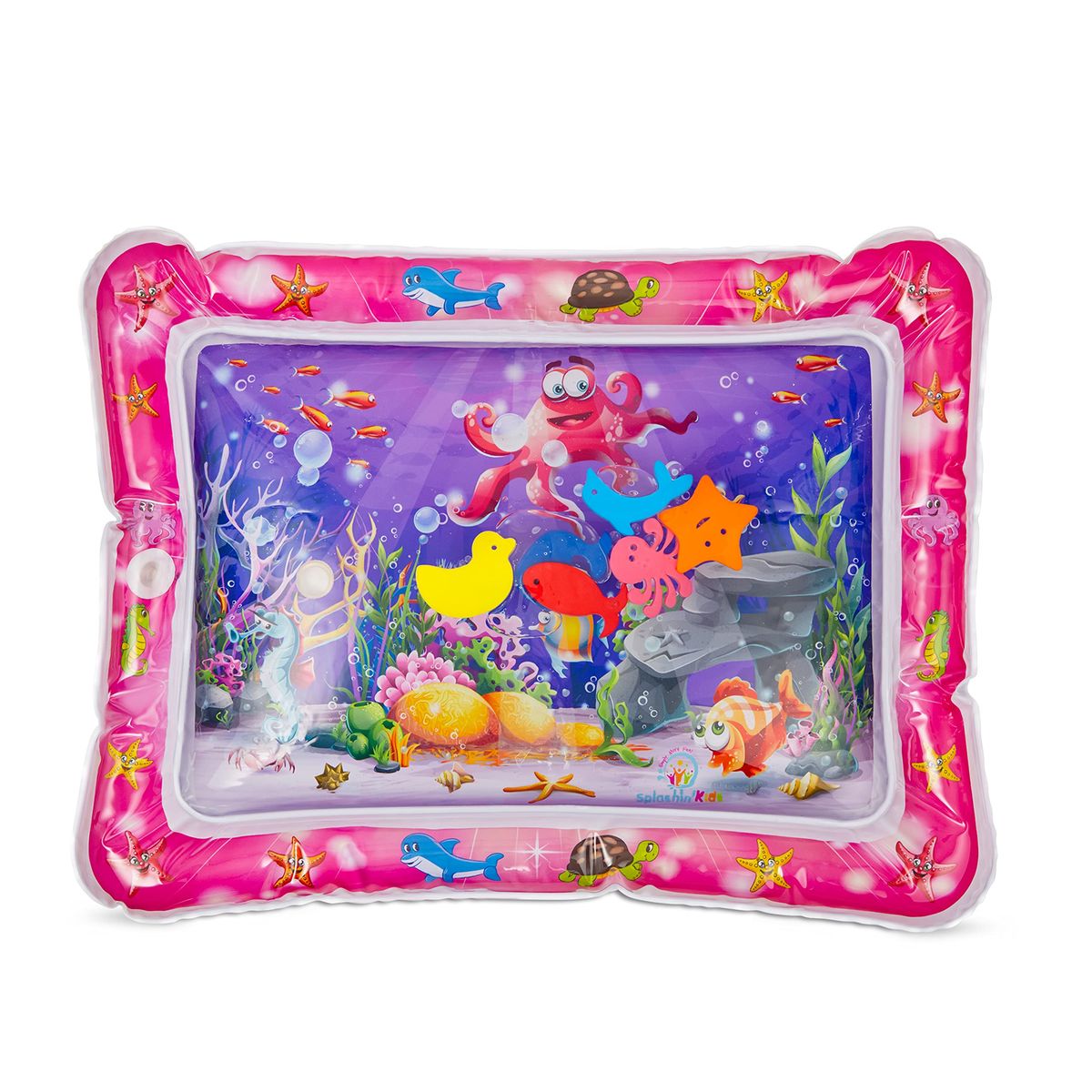 Premium Baby Inflatable Water Tummy Time Mat (Pink) - Toynix