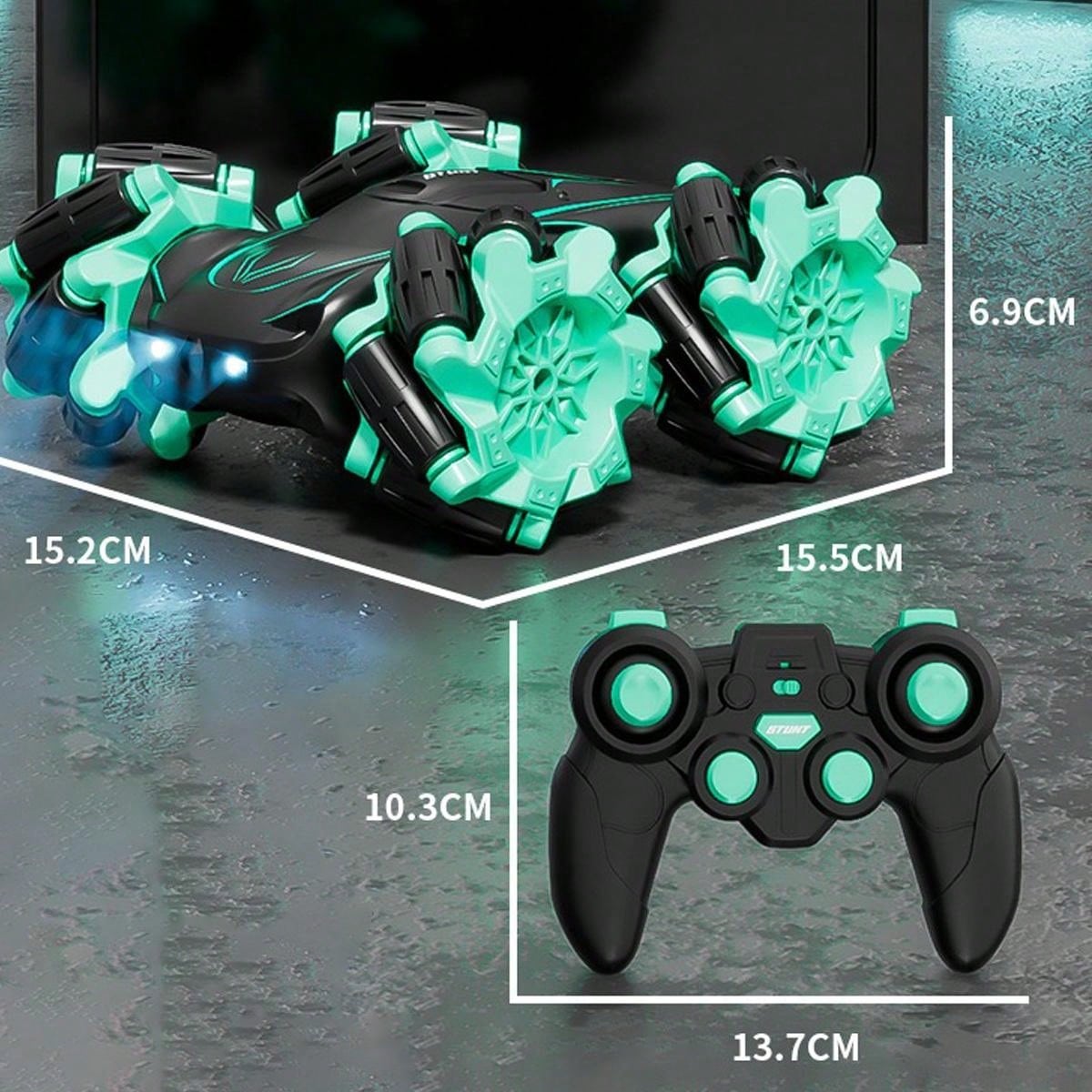 Remote Control Stunt Car | 360° Rotation Drift Car - Toynix