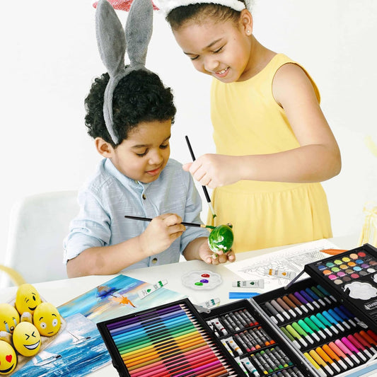 Coloring Drawing Painting Kit for Kids 145 Pcs - Toynix