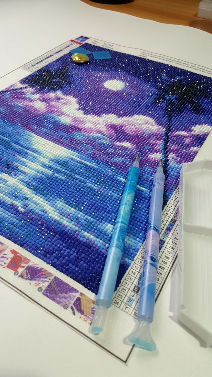 5D Diamond Painting Kit For Home Decoration (Random Designs) - Toynix