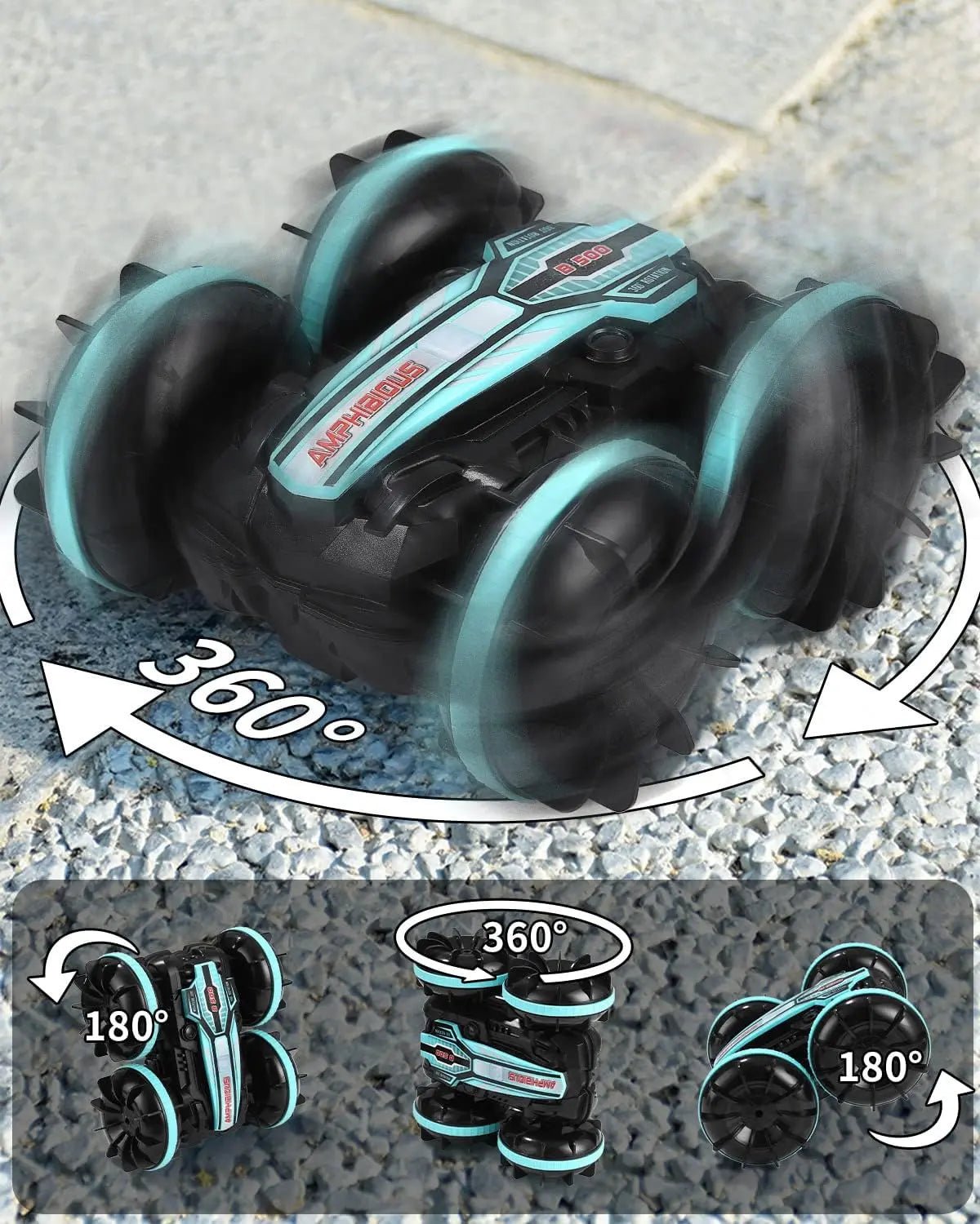 Amphibious RC Car for Kids & Adults - Toynix