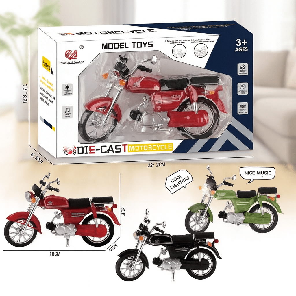 Honda 70 Bike Diecast Model Motorcycle - Toynix