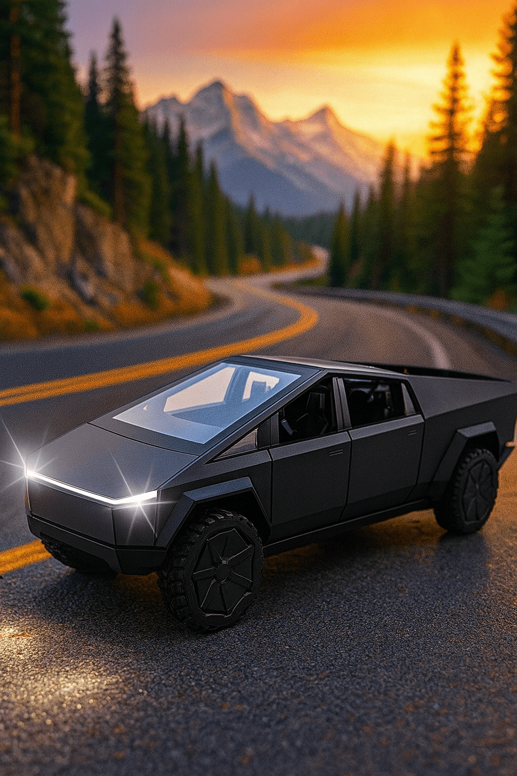 Cybertruck Truck Diecast Toy for Kids 1:32 Size - Toynix