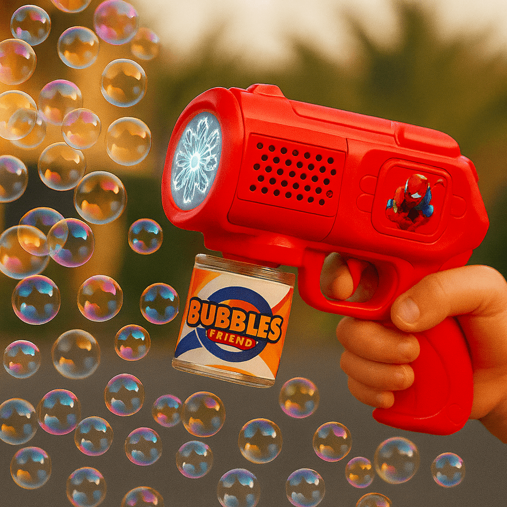 Super Hero Avengers Electric Bubble Machine for Kids (Random Color) - Toynix