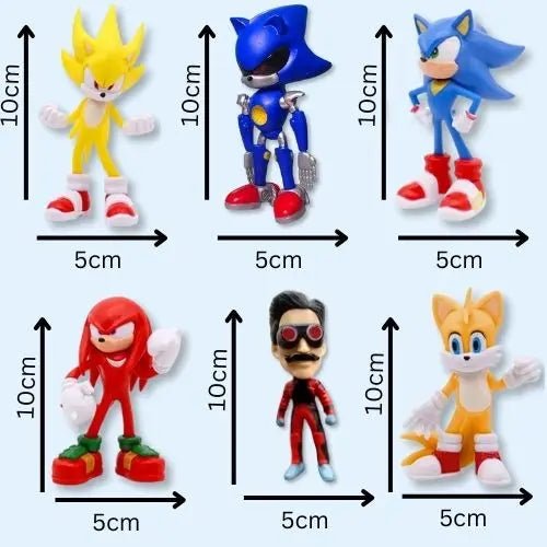 Cute Sonic PVC Character Toy Figure and Models - Toynix
