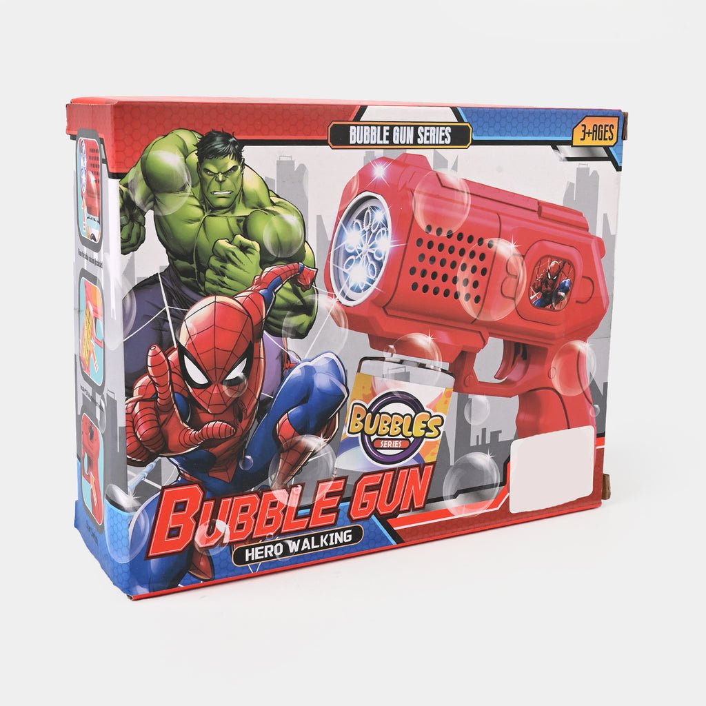 Super Hero Electric Bubble Machine for Kids (Random Color) - Toynix