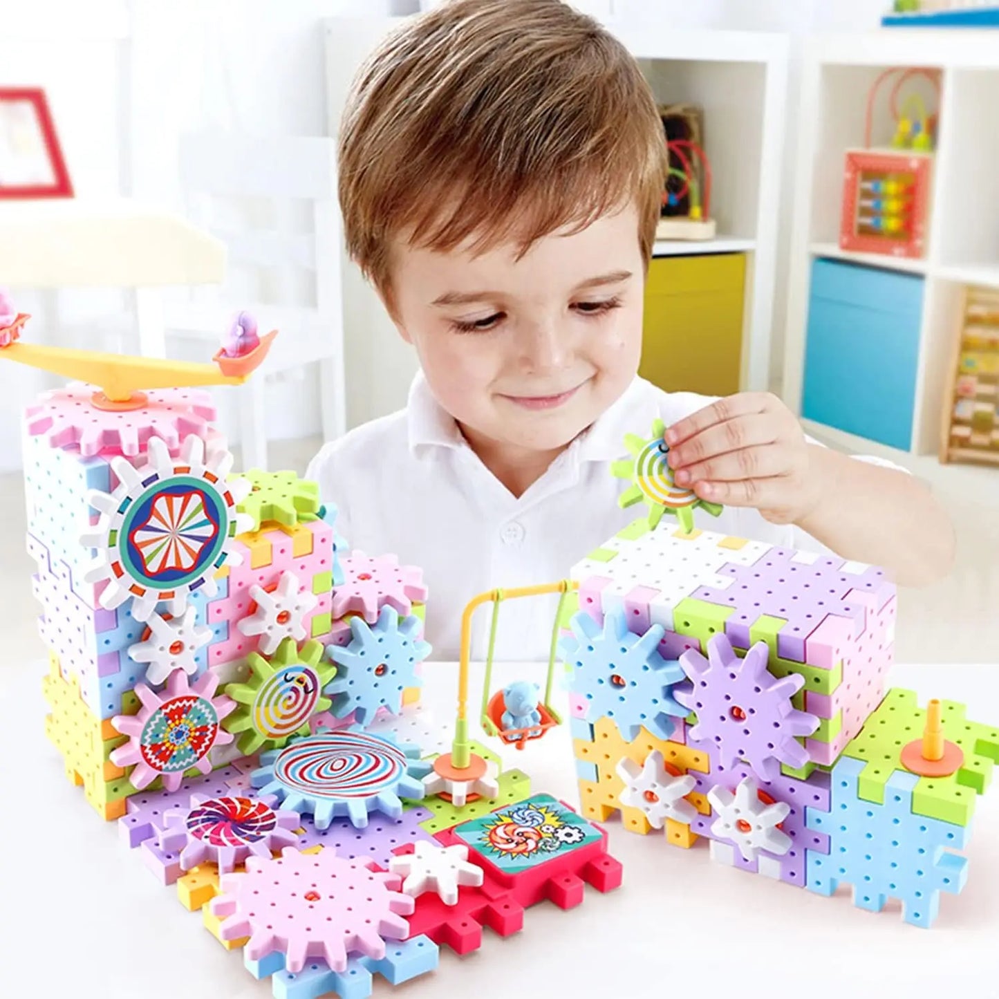 Electric Building Block Gear Toy - Toynix