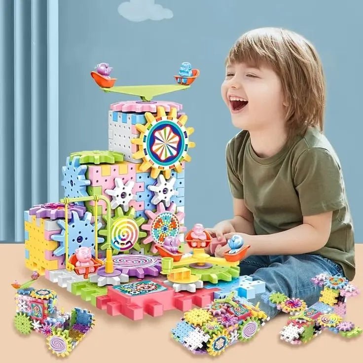 Electric Building Block Gear Toy - Toynix