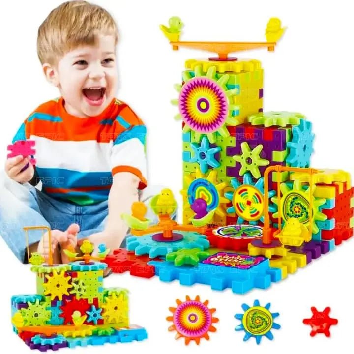 Electric Building Block Gear Toy - Toynix