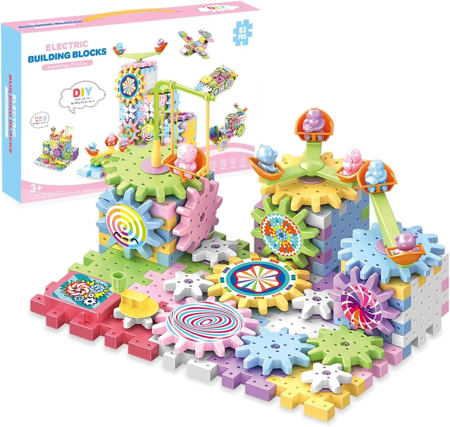 Electric Building Block Gear Toy - Toynix