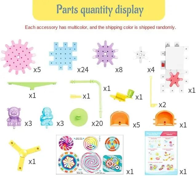 Electric Building Block Gear Toy - Toynix