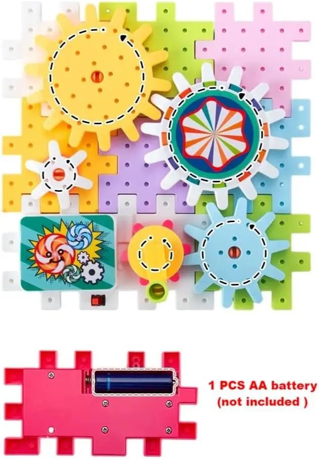Electric Building Block Gear Toy - Toynix