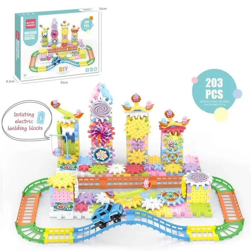 Electric Building Block Gear Toy (83pcs set) - Toynix