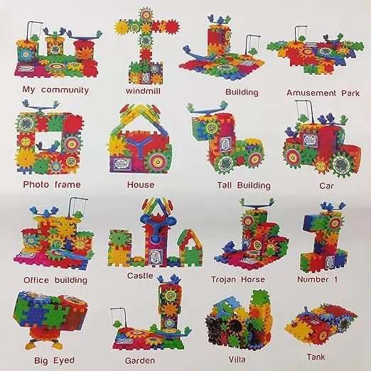 Electric Gear Building Block Toy (53pcs set) - Toynix