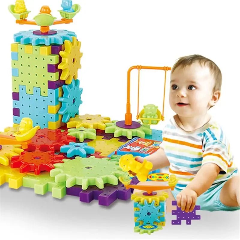 Electric Gear Building Block Toy (53pcs set) - Toynix
