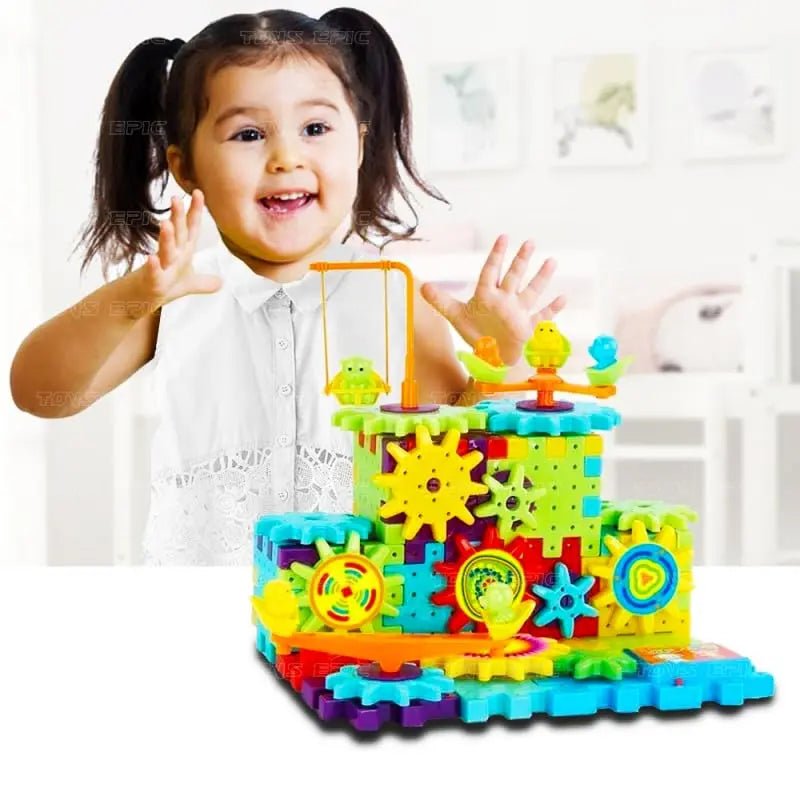 Electric Gear Building Block Toy (53pcs set) - Toynix