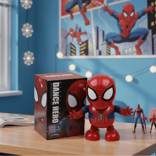 Dancing Spider - Man Toy with Lights & Music for Kids - Toynix