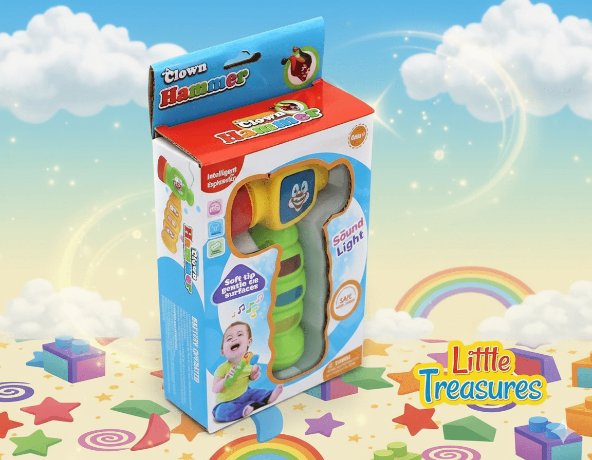Clown Hammer Light Up Toy Game - Toynix