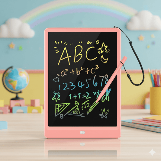 12" LCD Writing Tablet Multicolor Screen Writing Erasable Writing Board - Toynix