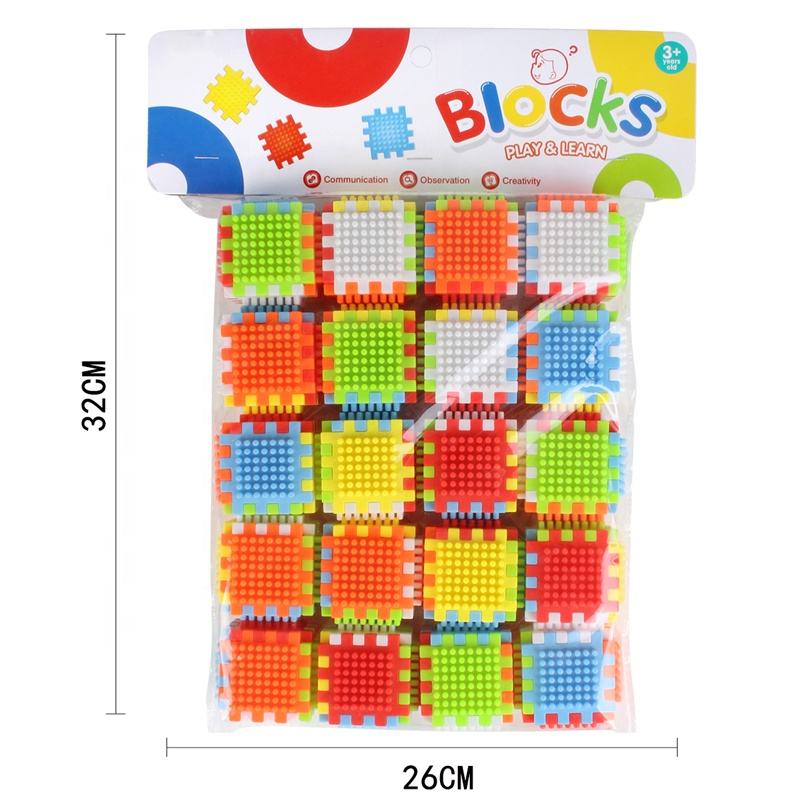 Kids Play Blocks, Creative Building Blocks - 120 Pcs - Toynix