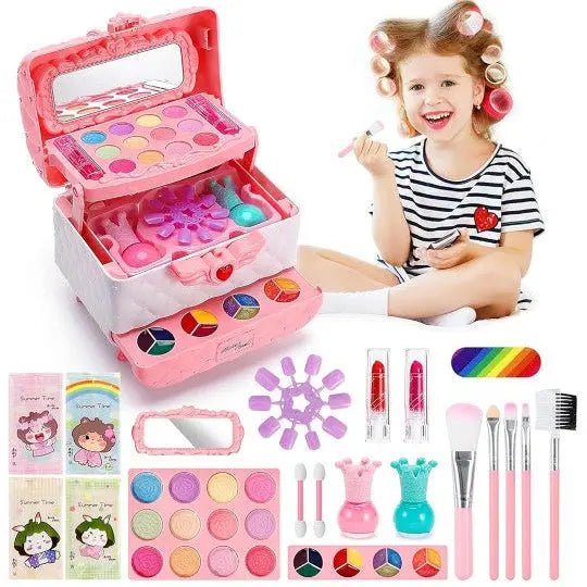 Kids Pretend Makeup Kit 41 Pcs (1026-40) Toynix - Main Image