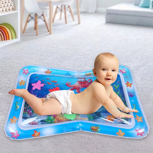 Premium Baby Inflatable Water Tummy Time Mat (Blue) - Toynix