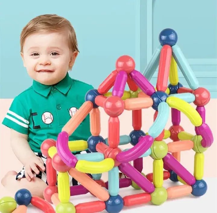 Magnetic Building Blocks Educational Toy - Toynix