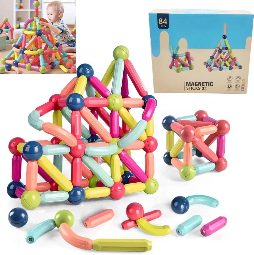 Magnetic Building Blocks Educational Toy - Toynix