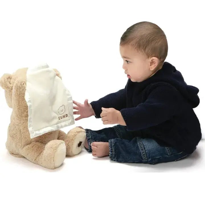 Peek - A - Boo Teddy Bear Toy With Motion & Sound For Kids - Toynix