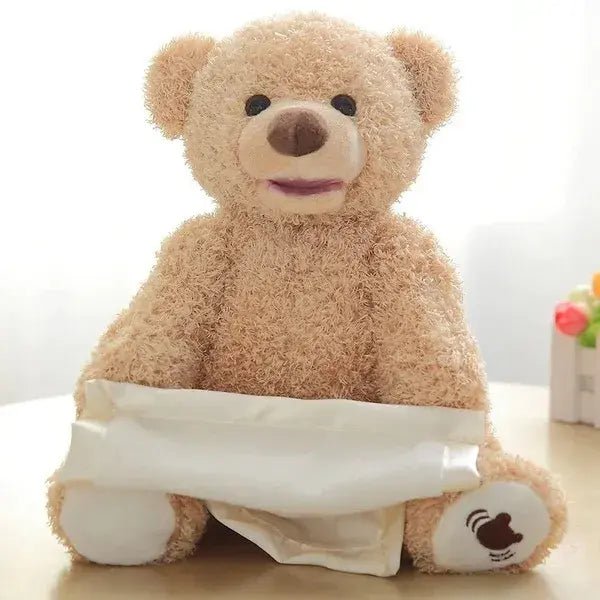 Peek - A - Boo Teddy Bear Toy With Motion & Sound For Kids - Toynix