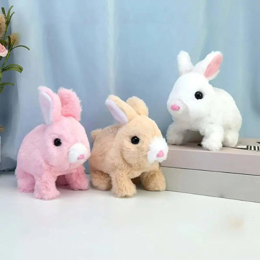 Plush Rabbit Toy with Sound and Motion for Kids (Random Colors) - Toynix