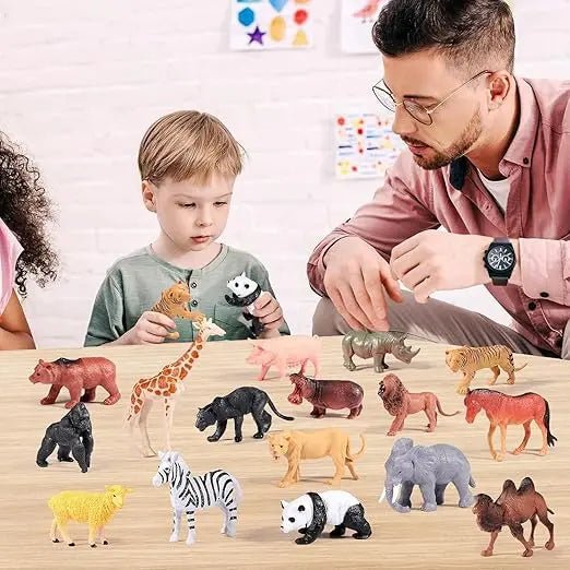 Realistic Animal Figures Set Toy For Kids - Toynix