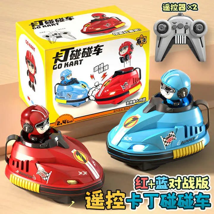 Remote Control Battle Bumper Cars for 2 Players - Toynix