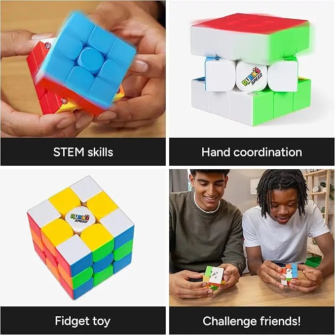 Rubik’s Cube, 3x3 Speed Cube, Problem - Solving Challenging Puzzle - Toynix