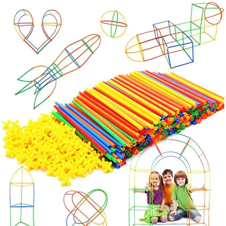 Super Bamboo Sticks, Building Block Sticks For Kids - Toynix