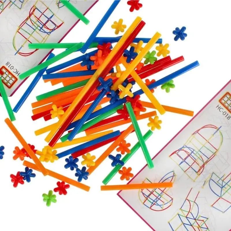 Super Bamboo Sticks, Building Block Sticks For Kids - Toynix