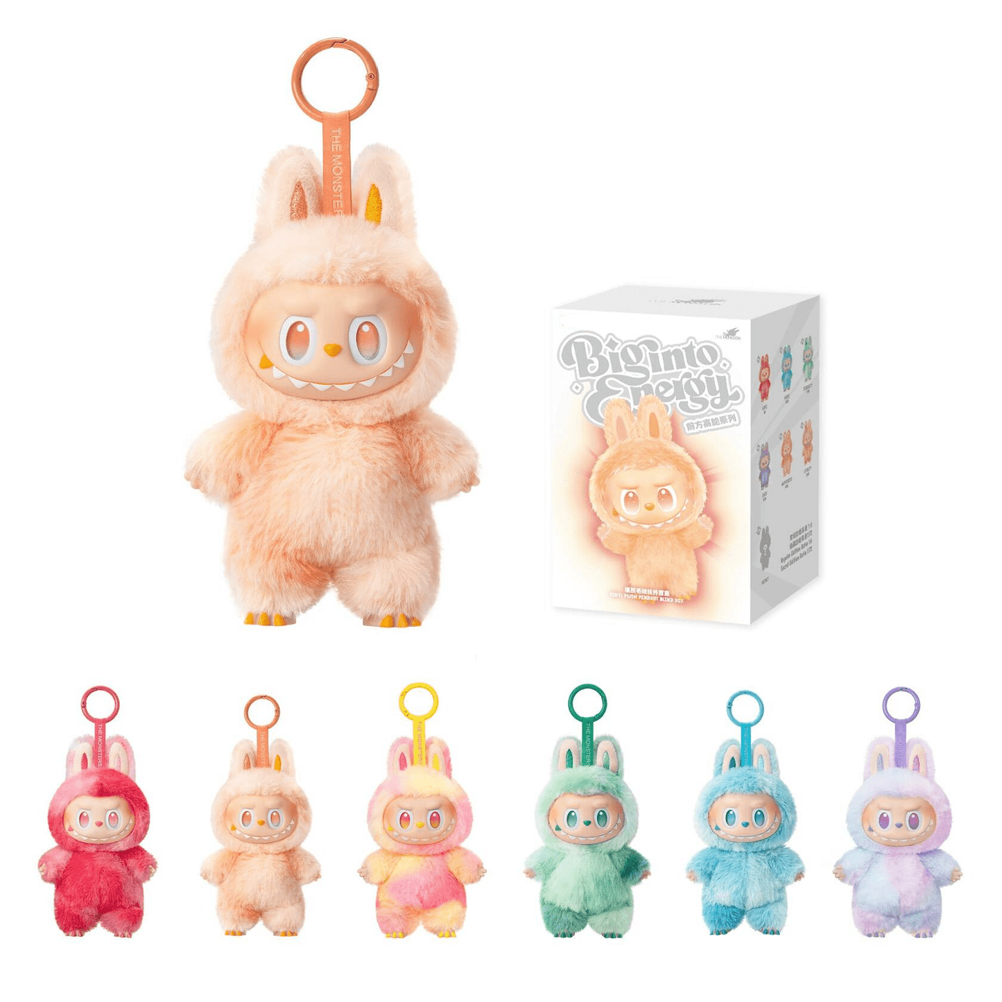 Labubu Big Into Energy Monster Keychain Blind Box (Random Character) - 1 PC - Toynix