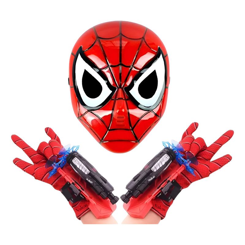 Glowing LED Light Spiderman Mask for Kids - Toynix