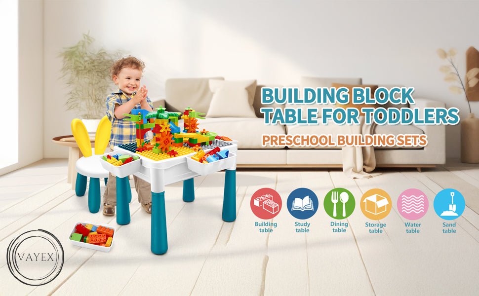 DIY Animal World Table Building Blocks 102 Pcs - Toynix