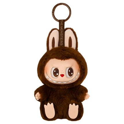 Labubu Have A Seat Monster Plush Keychain - 1 PC (Zimomo D. Brown) - Toynix