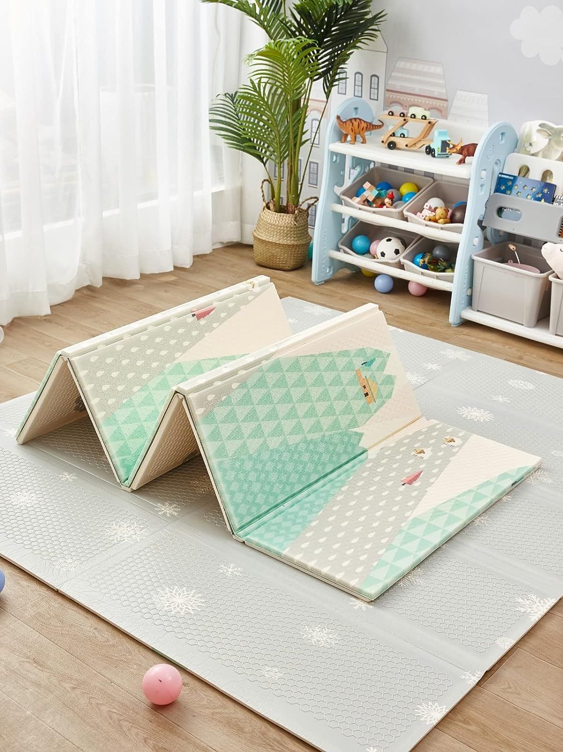 Large Reversible Baby Crawling Foam Play Mat - Toynix