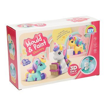 DIY 3D Unicorn Mould & Paint For Kids - Toynix