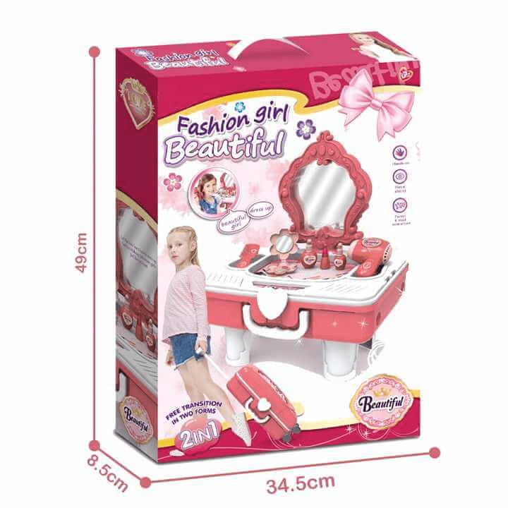 2 in 1 Draw - Bar Box Dressing Table Toys - Toynix