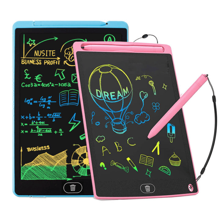 10" LCD Writing Tablet Multicolor Screen Writing Erasable Writing Board - Toynix
